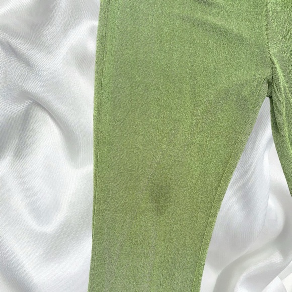 Princess Polly green slinky pants - Picture 3 of 6